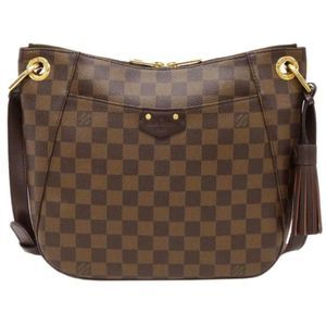 Louis Vuitton Damier South Bank Shoulder Bag With Tassel Charm